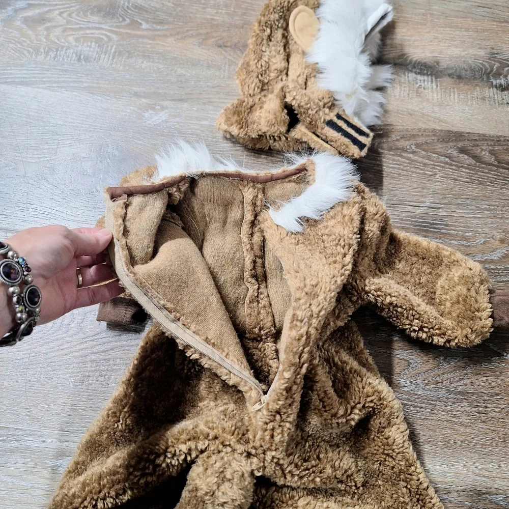 Handmade Fuzzy Monkey Costume, Child's 3T/4T